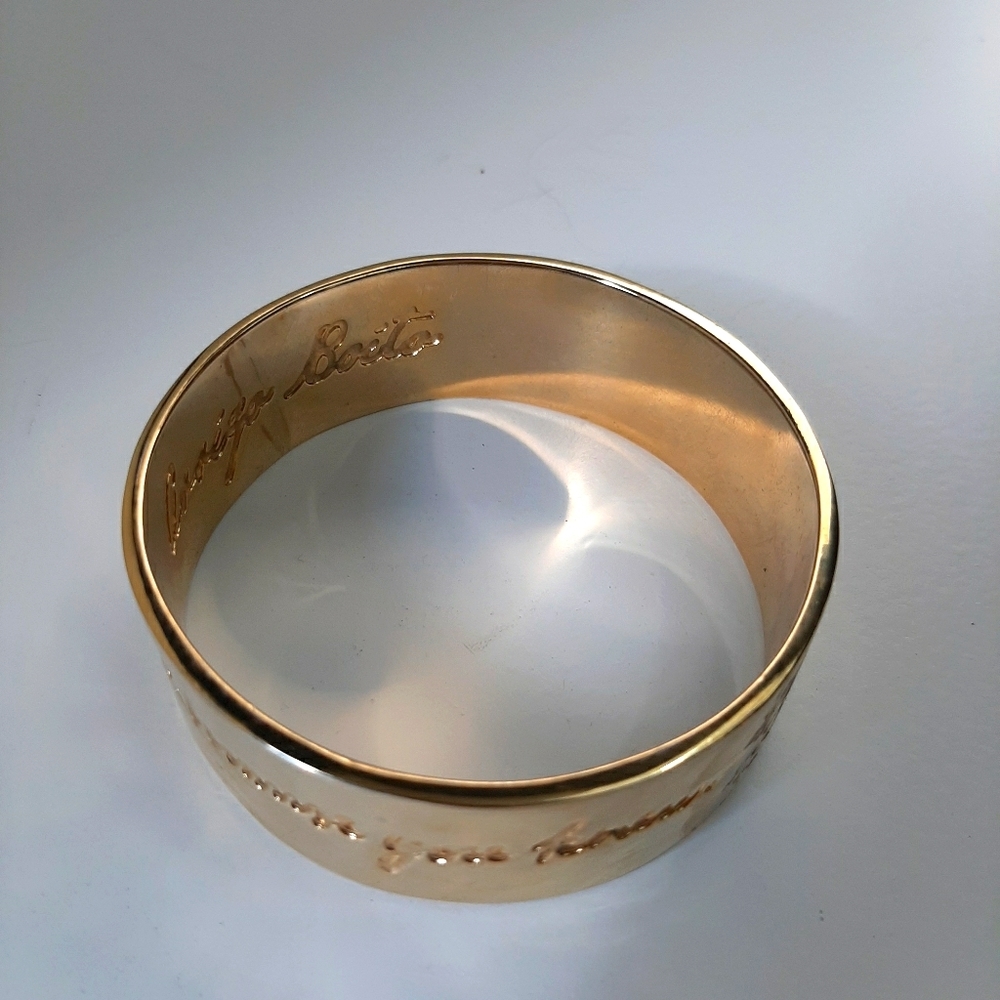 Arrigo boita inscribed bracelet